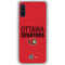 NHL Ottawa Senators Lineup Galaxy A10e Clear Case