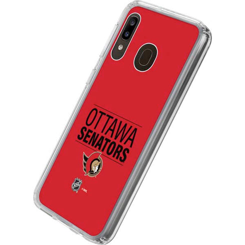 NHL Ottawa Senators Lineup Galaxy A20 Clear Case