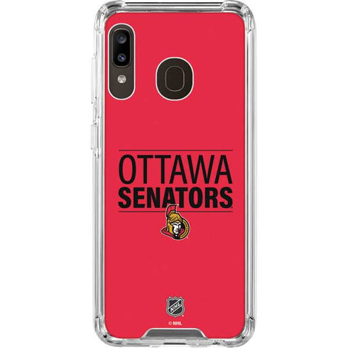 NHL Ottawa Senators Lineup Galaxy A30 Clear Case
