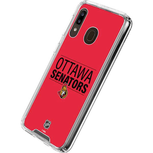 NHL Ottawa Senators Lineup Galaxy A30 Clear Case