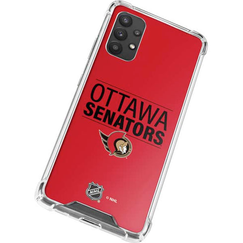 NHL Ottawa Senators Lineup Galaxy A32 5G Clear Case