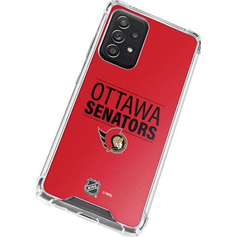 NHL Ottawa Senators Lineup Galaxy A52 5G Clear Case