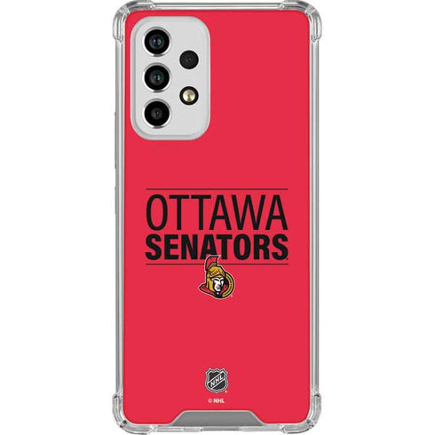 NHL Ottawa Senators Lineup Galaxy A53 5G Clear Case