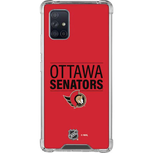 NHL Ottawa Senators Lineup Galaxy A71 5G Clear Case