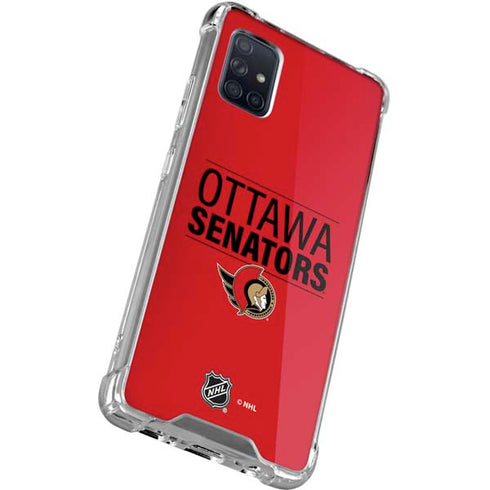 NHL Ottawa Senators Lineup Galaxy A71 5G Clear Case