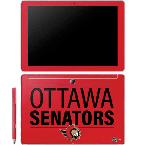 NHL Ottawa Senators Lineup Galaxy Book 12in Skin