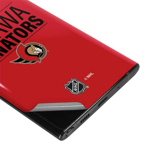NHL Ottawa Senators Lineup Galaxy Note 10 Plus Skin
