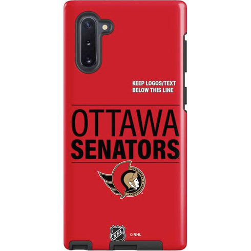 NHL Ottawa Senators Lineup Galaxy Note 10 Pro Case