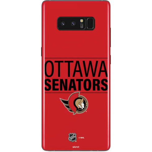 NHL Ottawa Senators Lineup Galaxy Note 8 Skin