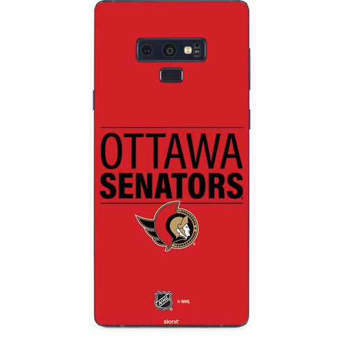 NHL Ottawa Senators Lineup Galaxy Note 9 Skin