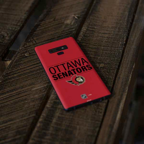 NHL Ottawa Senators Lineup Galaxy Note 9 Skin