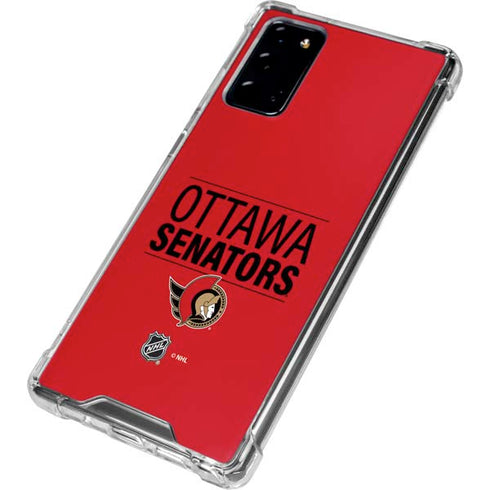 NHL Ottawa Senators Lineup Galaxy Note20 5G Clear Case