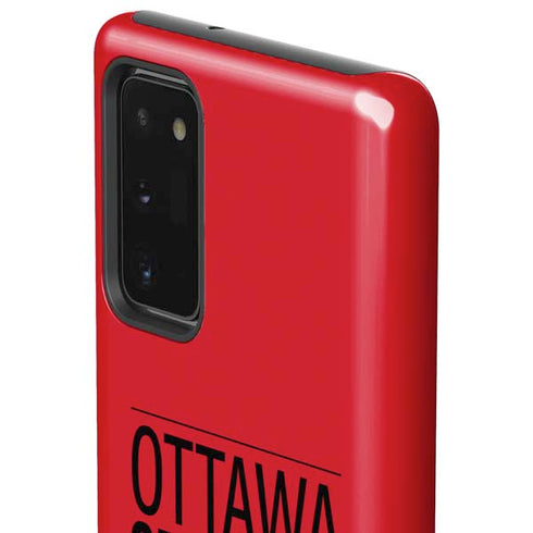 NHL Ottawa Senators Lineup Galaxy Note20 5G Pro Case