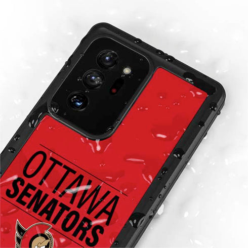 NHL Ottawa Senators Lineup Galaxy Note20 Ultra 5G Waterproof Case