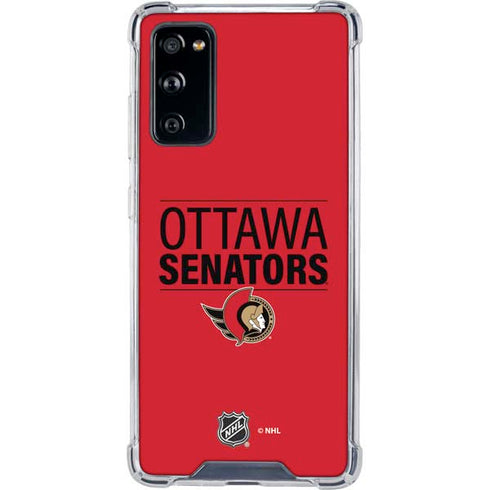 NHL Ottawa Senators Lineup Galaxy S20 FE Clear Case