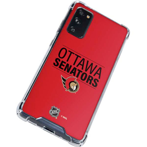 NHL Ottawa Senators Lineup Galaxy S20 FE Clear Case