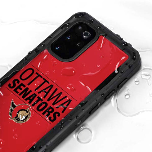 NHL Ottawa Senators Lineup Galaxy S20 Plus Waterproof Case