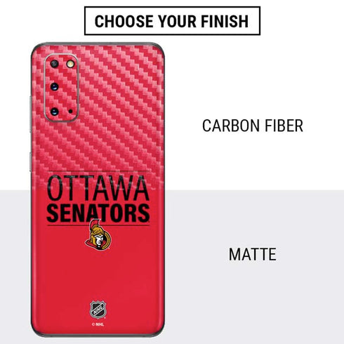 NHL Ottawa Senators Lineup Galaxy S20 Skin