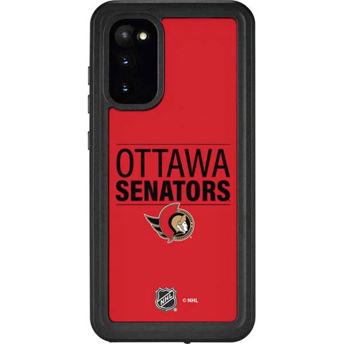 NHL Ottawa Senators Lineup Galaxy S20 Waterproof Case
