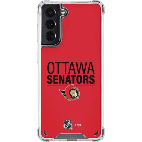 NHL Ottawa Senators Lineup Galaxy S21 5G Clear Case