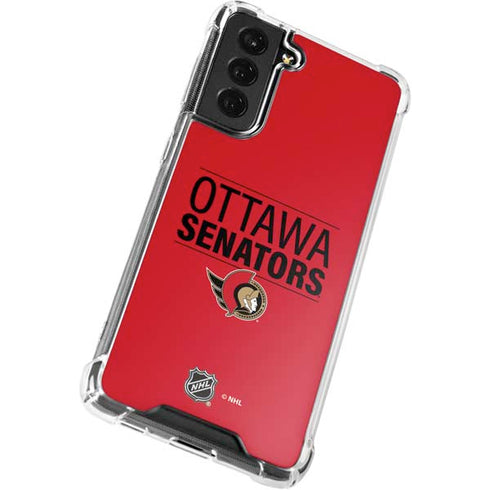 NHL Ottawa Senators Lineup Galaxy S21 FE Clear Case