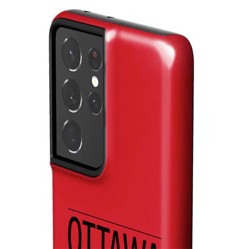 NHL Ottawa Senators Lineup Galaxy S21 Ultra 5G Pro Case