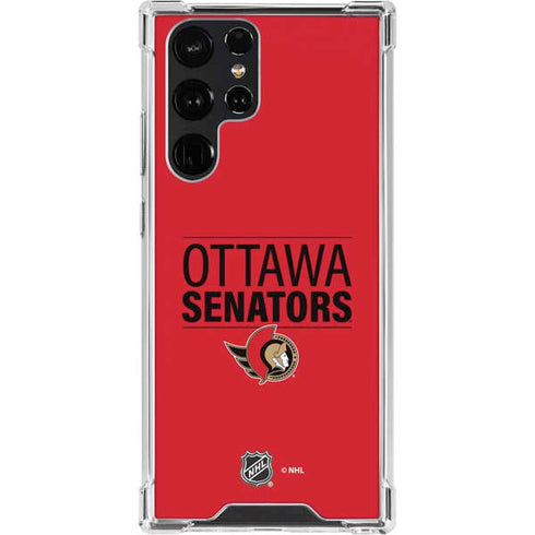 NHL Ottawa Senators Lineup Galaxy S22 Ultra Clear Case