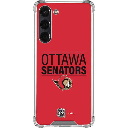 NHL Ottawa Senators Lineup Galaxy S23 FE Clear Case