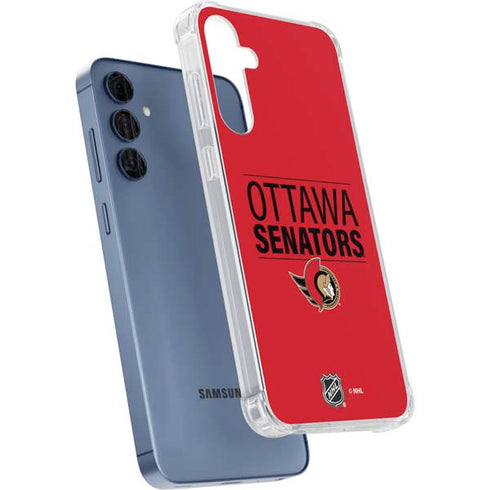NHL Ottawa Senators Lineup Galaxy S24 Clear Case