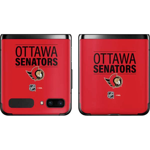 NHL Ottawa Senators Lineup Galaxy Z Flip Skin