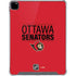 NHL Ottawa Senators Lineup iPad Pro 12.9in (2020) Clear Case