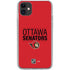 NHL Ottawa Senators Lineup iPhone 11 Clear Case