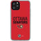 NHL Ottawa Senators Lineup iPhone 11 Pro Clear Case