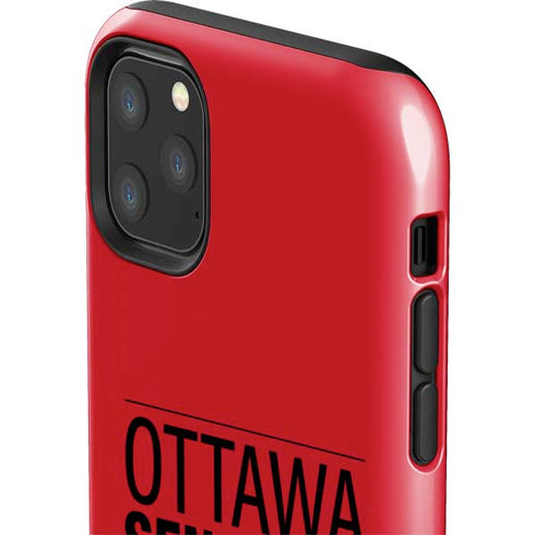 NHL Ottawa Senators Lineup iPhone 11 Pro Max Impact Case