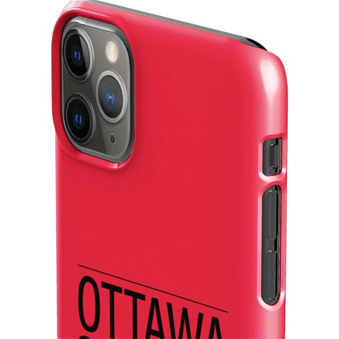 NHL Ottawa Senators Lineup iPhone 11 Pro Max Lite Case