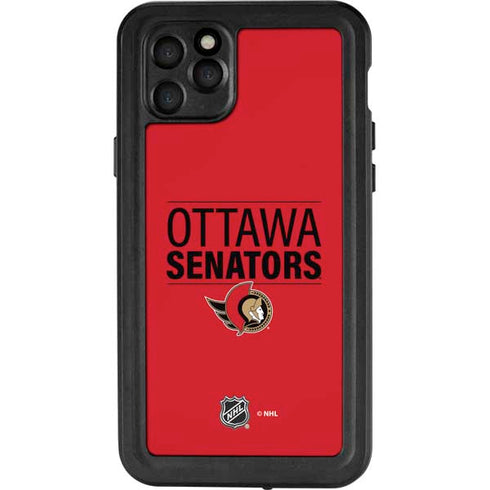 NHL Ottawa Senators Lineup iPhone 11 Pro Max Waterproof Case