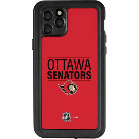 NHL Ottawa Senators Lineup iPhone 11 Pro Waterproof Case