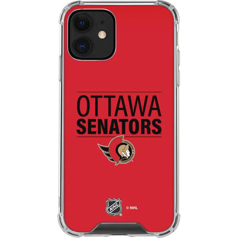 NHL Ottawa Senators Lineup iPhone 12 Clear Case