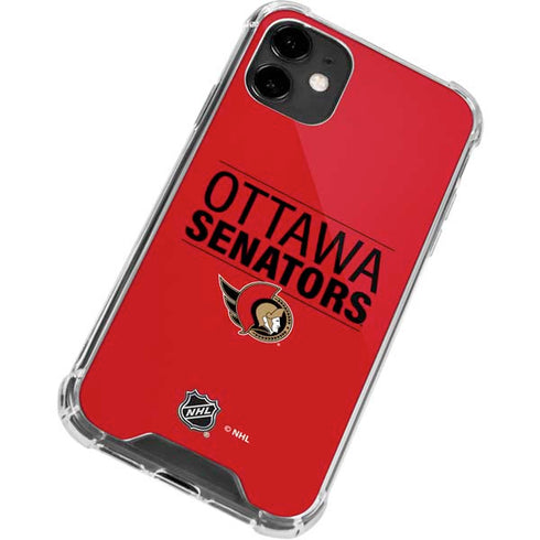 NHL Ottawa Senators Lineup iPhone 12 Clear Case