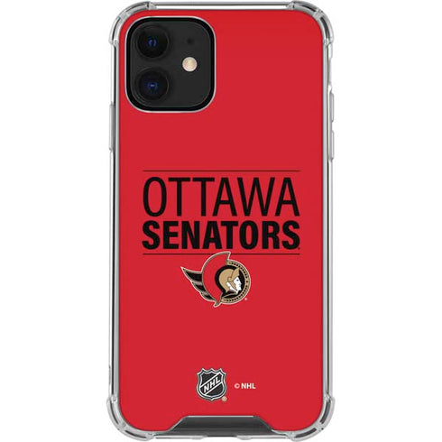 NHL Ottawa Senators Lineup iPhone 12 Mini Clear Case