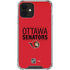 NHL Ottawa Senators Lineup iPhone 12 Mini Clear Case