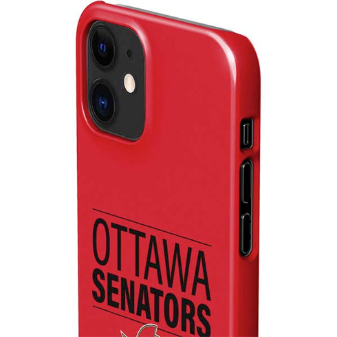 NHL Ottawa Senators Lineup iPhone 12 Mini Lite Case