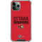 NHL Ottawa Senators Lineup iPhone 12 Pro Clear Case