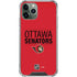NHL Ottawa Senators Lineup iPhone 12 Pro Clear Case