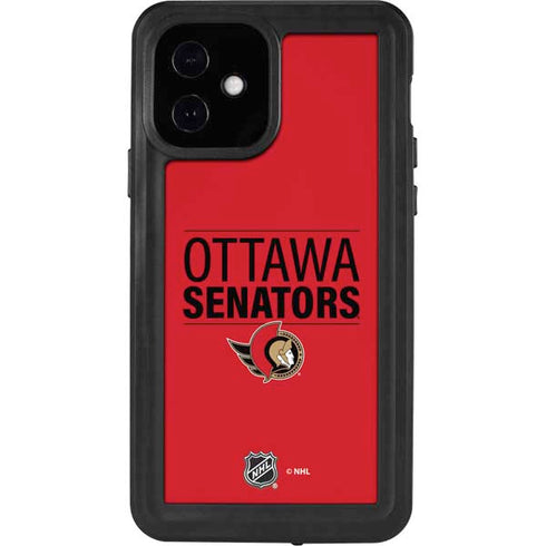 NHL Ottawa Senators Lineup iPhone 12 Waterproof Case