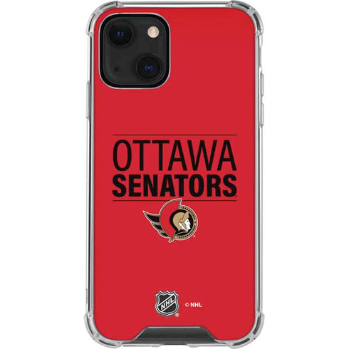 NHL Ottawa Senators Lineup iPhone 13 Mini Clear Case