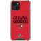 NHL Ottawa Senators Lineup iPhone 13 Mini Clear Case
