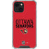 NHL Ottawa Senators Lineup iPhone 13 Mini Clear Case