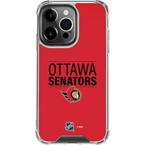 NHL Ottawa Senators Lineup iPhone 13 Pro Clear Case