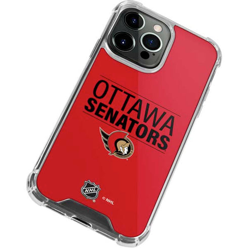 NHL Ottawa Senators Lineup iPhone 13 Pro Max Clear Case
